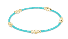 Hope Purpose Gold Bracelet - Turquoise