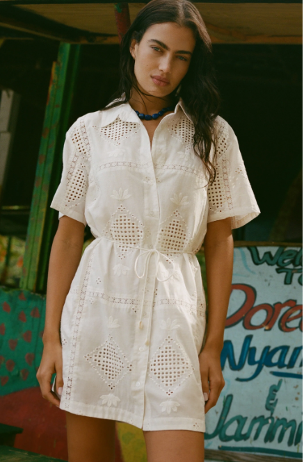 Annabelle Eyelette Dress