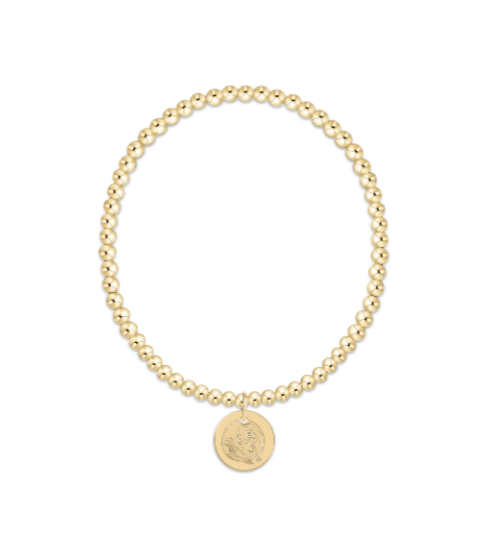 eCOLLEGIATE Classic Gold 3mm Bracelet - FSU Disc