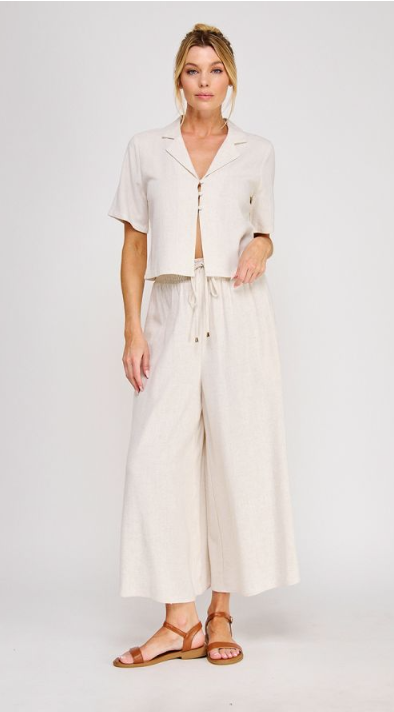Through The Wilderness Linen Pants