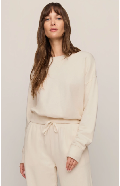 Z Supply Clubhouse Sweatshirt - Cloud