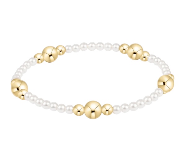 Purpose Gold 6mm Pearl Bracelet