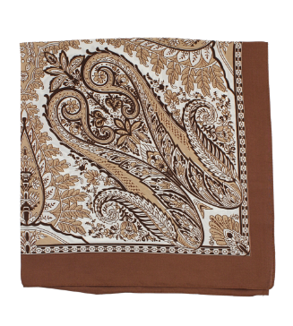 Natural Paisley Scarf