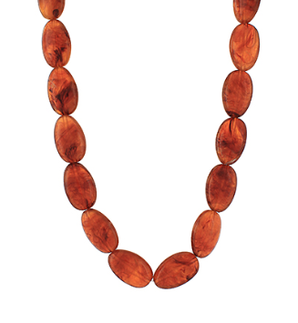 Beaded Bayou Necklace - Tortoise