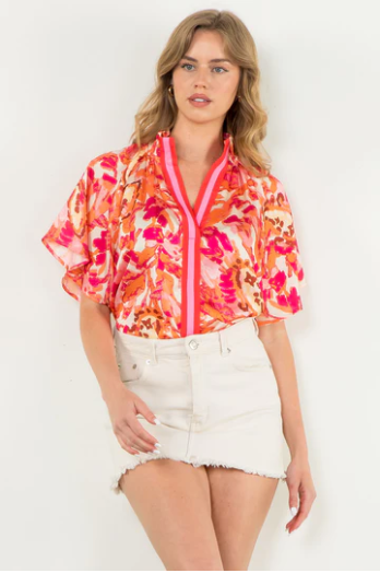 Maggie Magenta Blouse