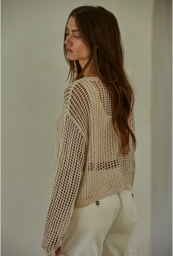 Natalia Natural Weave Sweater