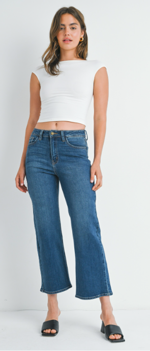 Samara Slim Wide Leg Jean