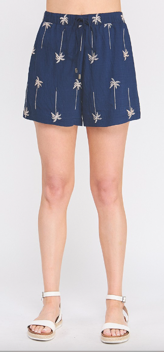 Key West Dreamin' Shorts - Tropical Navy