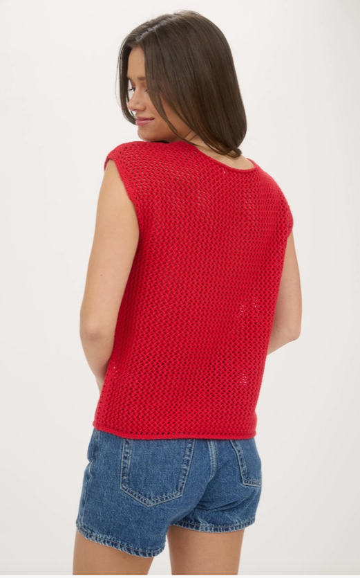 American Girl Crochet Top - Red