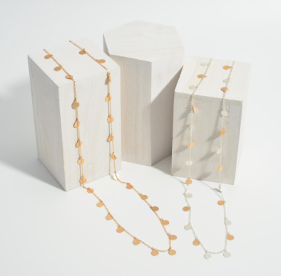 Gold Metal Accent Necklace