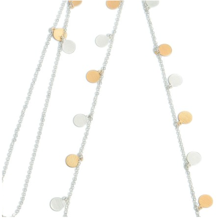 Gold Metal Accent Necklace