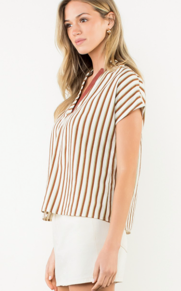 Connie Contrast Top
