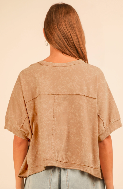 Basically Yours Top - Taupe