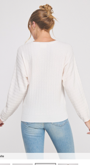 Callie Cable Knit Sweater