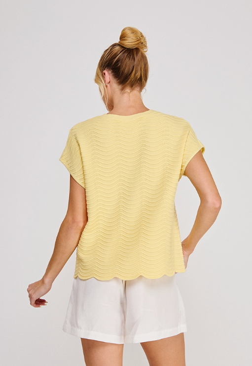 The True Vine Knit Top - Yellow