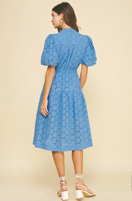Take Heart Midi Dress - Urban Blue