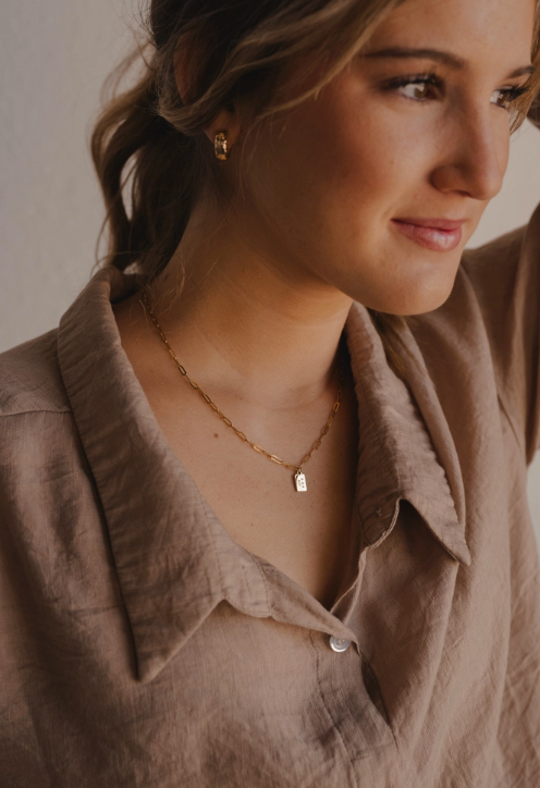 Rest in Him Necklace