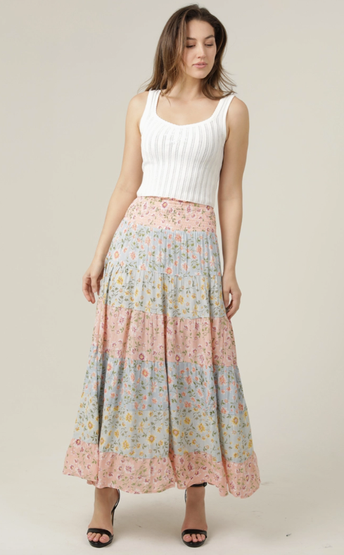 Transformation Tiered Skirt - Multi