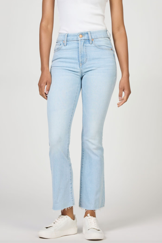 DEAR JOHN - Jeanne - Misty Cloud Mini Flare Jeans