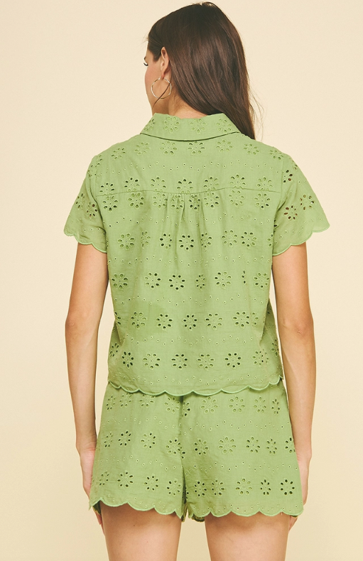 Early Fruits Green Shorts