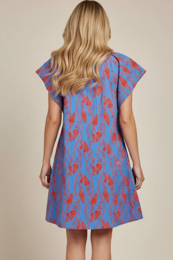 Josephine Leaf Mini Dress