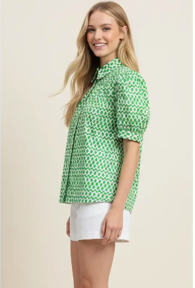 Geometric Genny Blouse