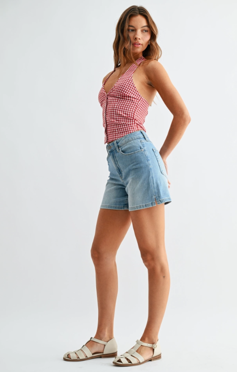 Walking Shorts - Light Denim