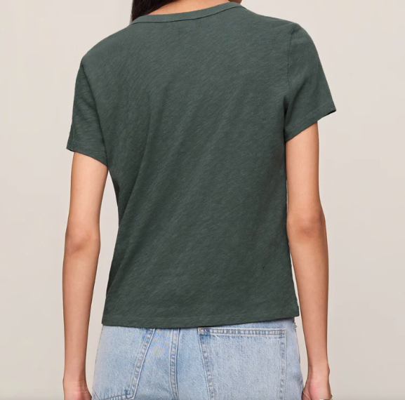 Z Supply Junie Slub Tee-Shirt - Emerald cove