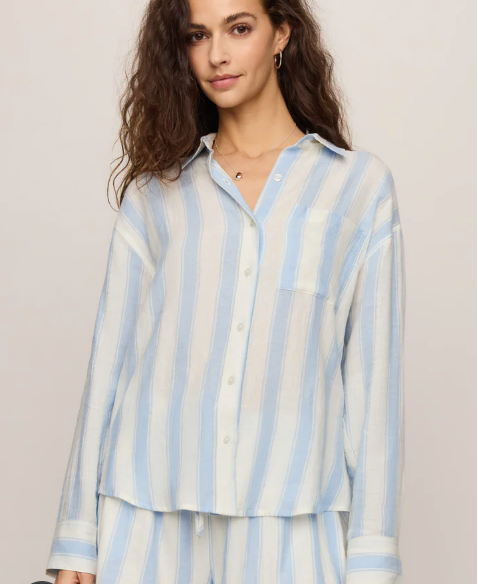 The Perfect Striped Button Up