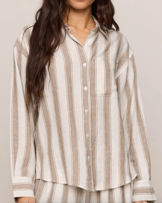 The Perfect Striped Button Up