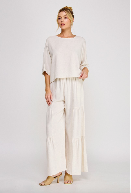 Tara Tiered Linen Pants