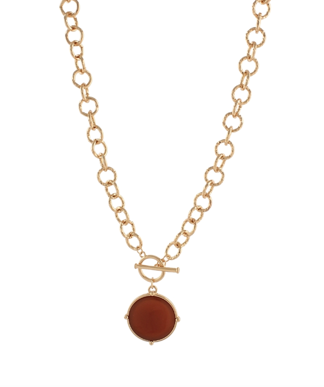 Color Me Good Necklace - Brown