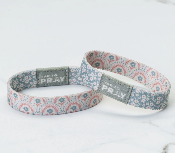 Tap To Pray® Wristband – Boho Bouquet