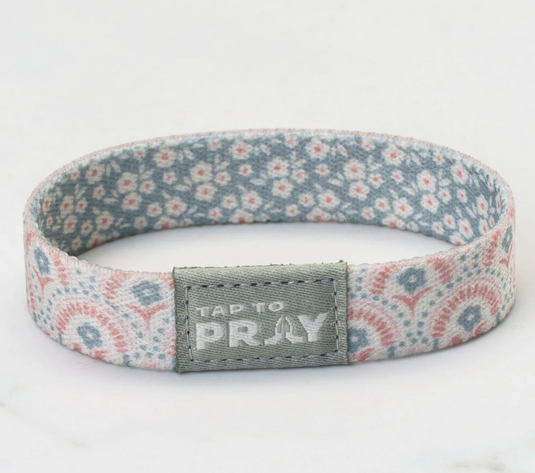 Tap To Pray® Wristband – Boho Bouquet