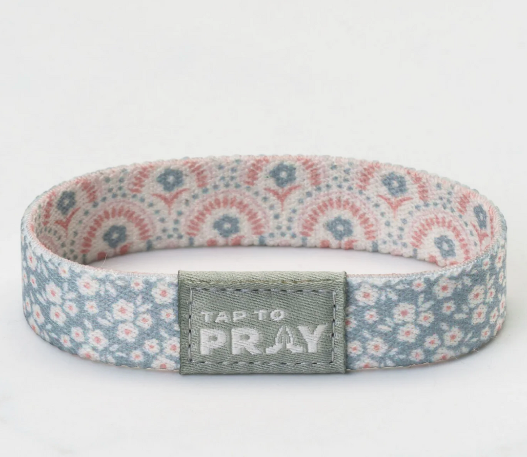 Tap To Pray® Wristband – Boho Bouquet