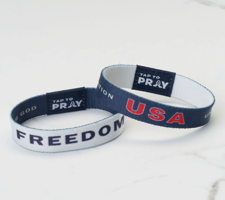 Tap To Pray® Wristband – Freedom
