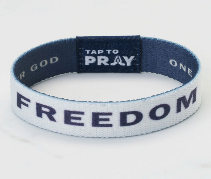 Tap To Pray® Wristband – Freedom