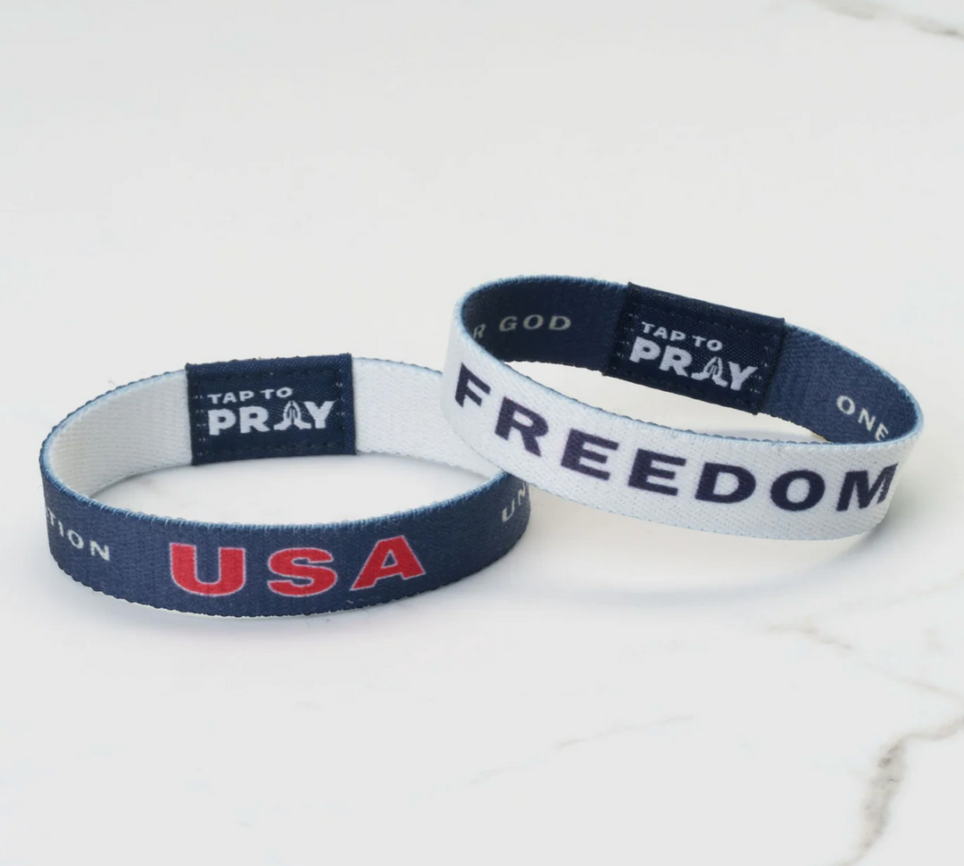 Tap To Pray® Wristband – Freedom