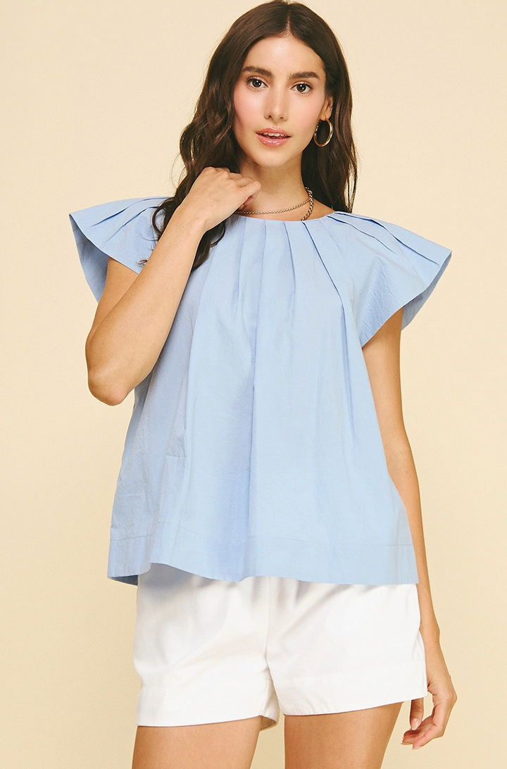 Skyline Pleated Top