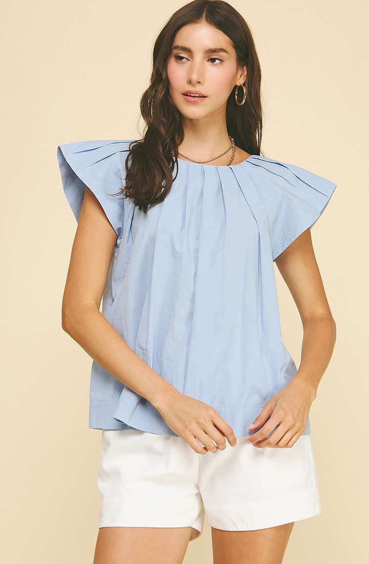 Skyline Pleated Top