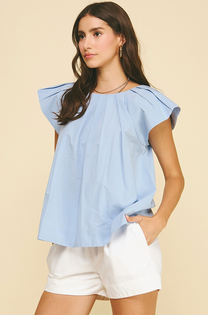 Skyline Pleated Top