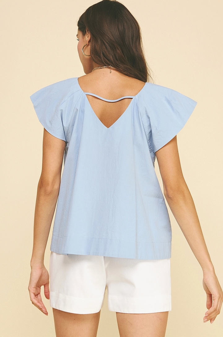 Skyline Pleated Top