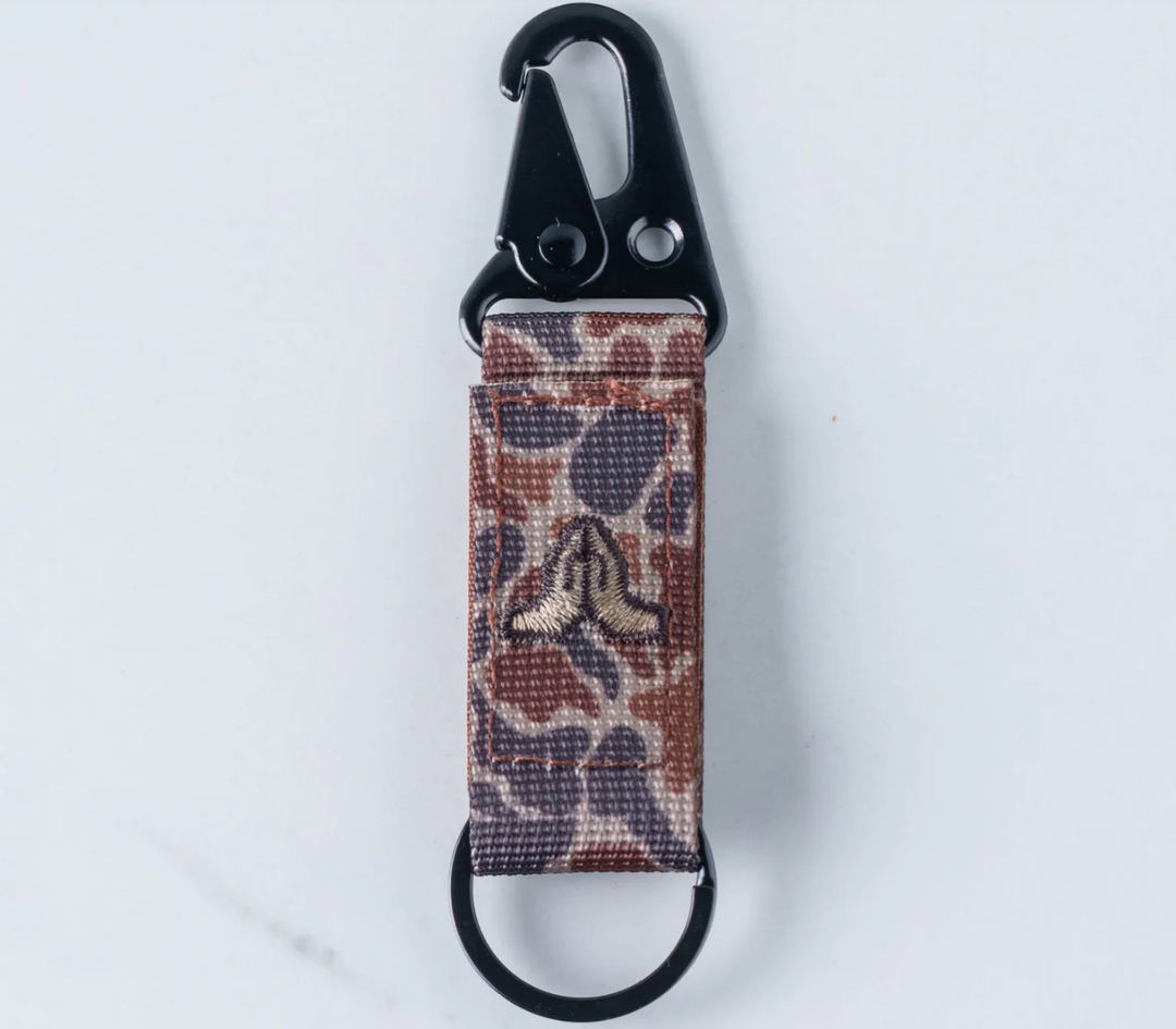 Tap To Pray® Tactical Carabiner Keychain - Sahara Camo