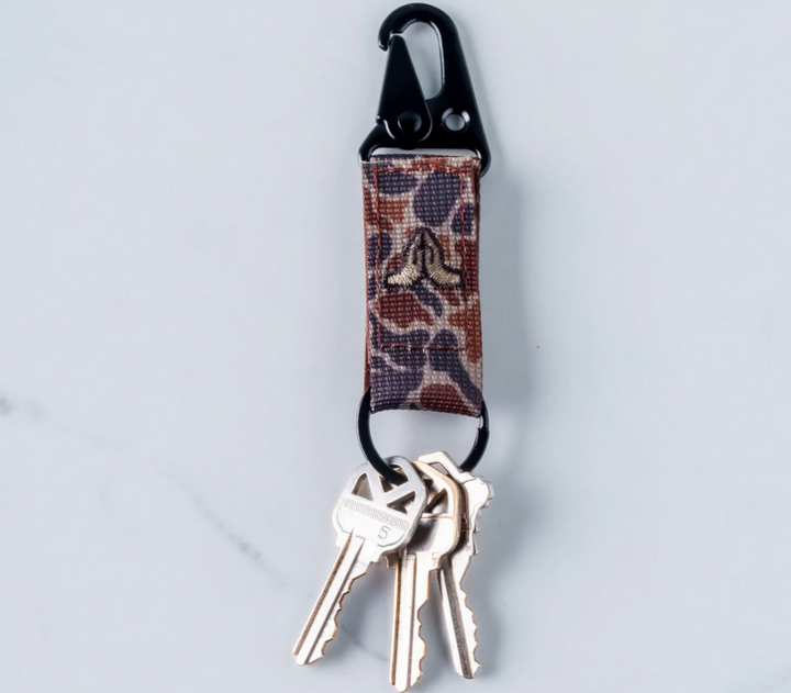 Tap To Pray® Tactical Carabiner Keychain - Sahara Camo