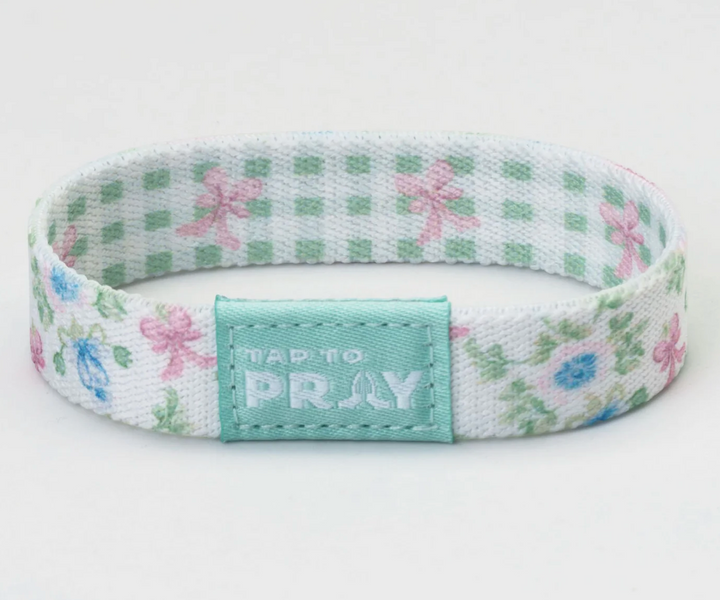 Tap To Pray® Wristband – Flower Basket