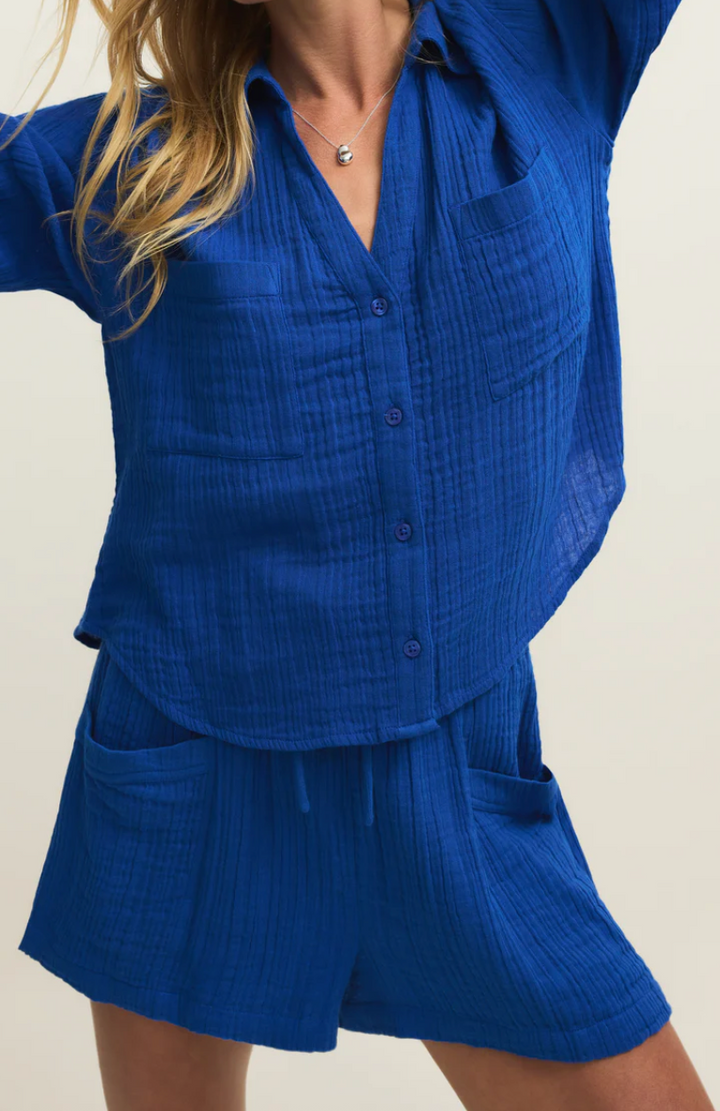 Emory Short - Nautical Cobalt Blue