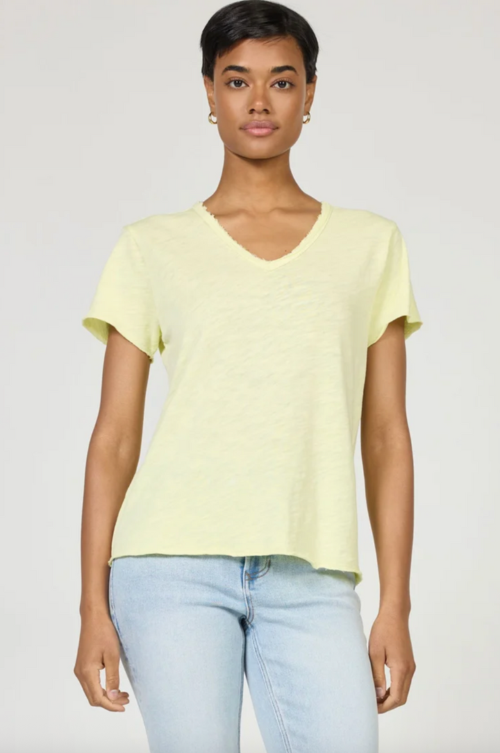 DEAR JOHN - Vanya Tee - Wax Yellow
