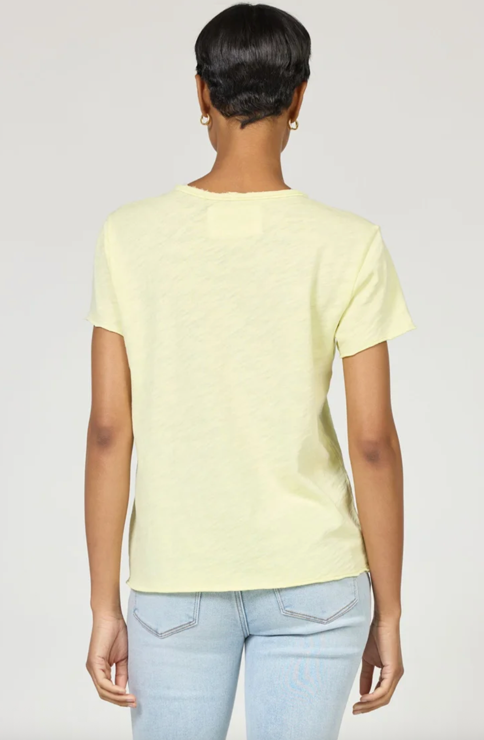 DEAR JOHN - Vanya Tee - Wax Yellow