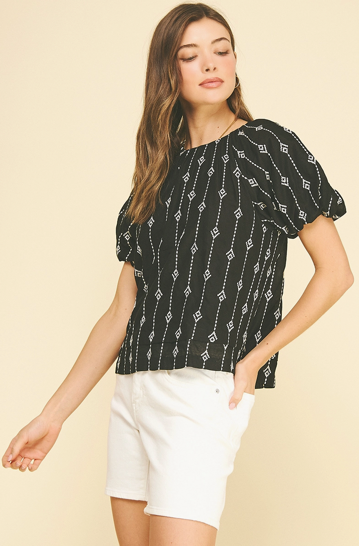 Perfectly Knit Blouse - Black