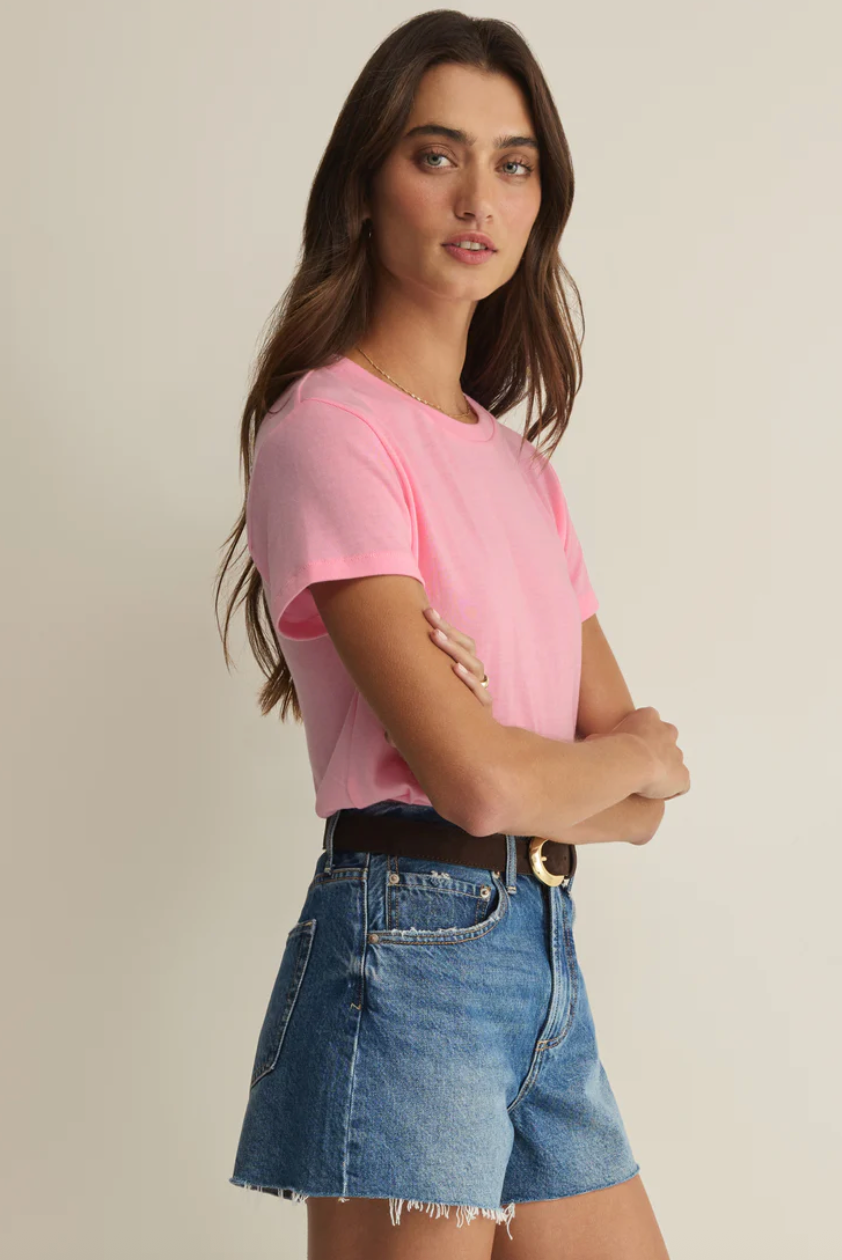 Z Supply Tourist Tee - Pink Sunrise